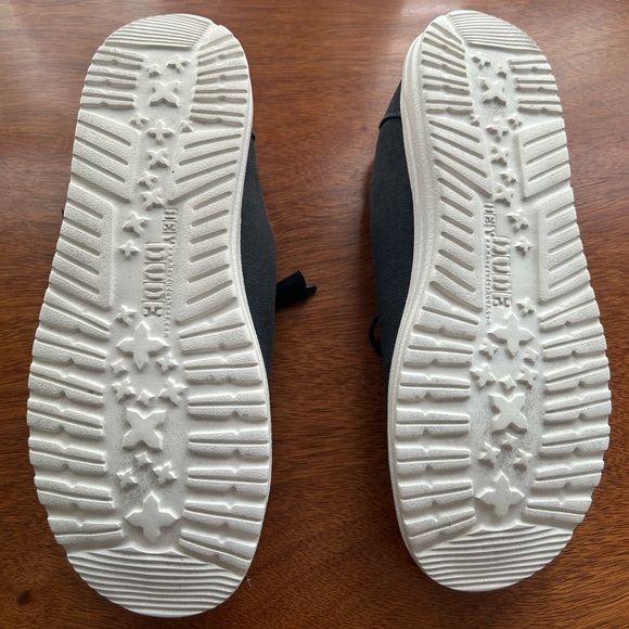 Women’s Hey Dude Wendy Chambray Off Black Size 8 - Picture 4 of 7